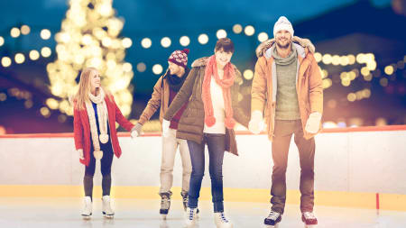 The Ice Rink At Grand Sierra Resort In Reno Nevada